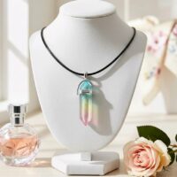 LJCN30 Fluorite Pendant Necklace