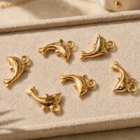 LJFB2 Plastic Dolphin Charms
