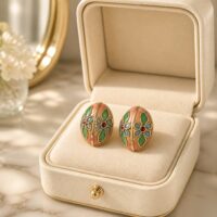 LJB8 Oval Cloisonné Beads.