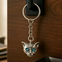 LJKR&C23 Cat Key Ring