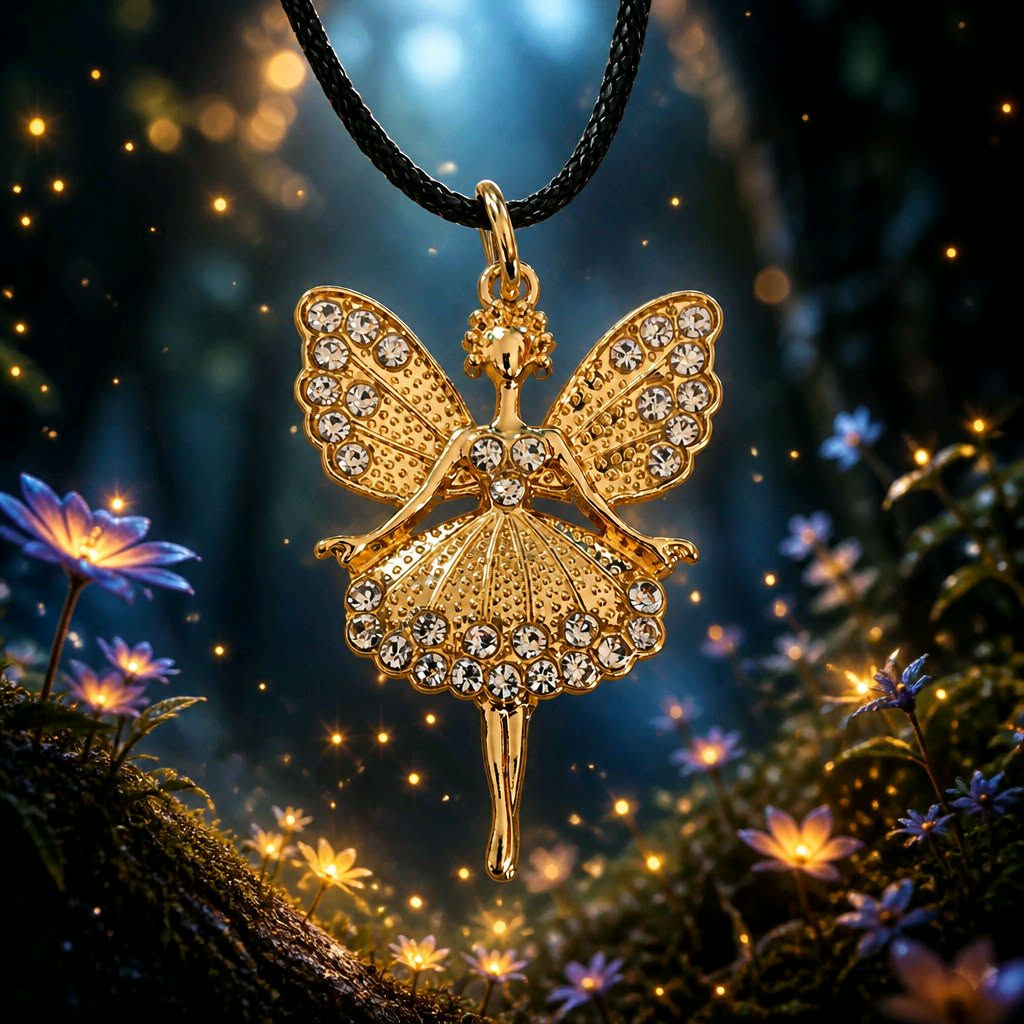 LJCN34 Clear Ballerina Necklace