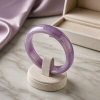 LJCB16 Purple Plastic Bangle