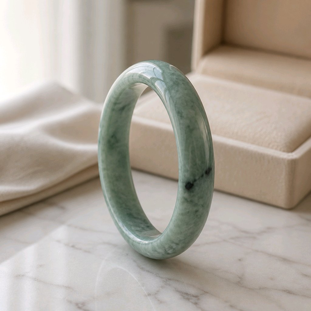 LJGB678 Gemstone Bangle - Image 2