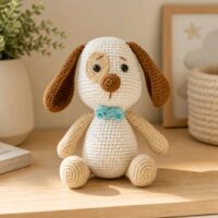LJKT3 Knitted Puppy Teddy