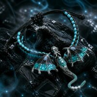 LJCB567 Blue Dragon Bracelet