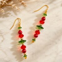 LJCG666 Large Christmas Bon Bon Earrings
