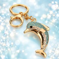 LJKR66 Dolphin Keyring.