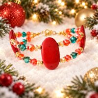 LJCG6111 Christmas Gemstone Bracelet