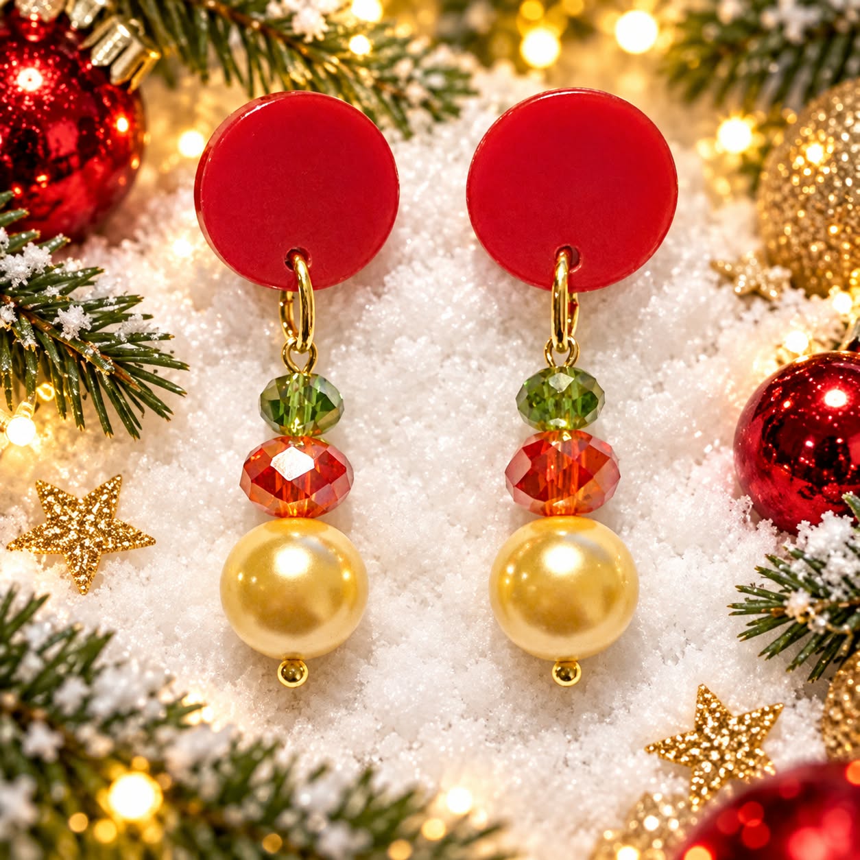 LJCG999 Christmas Trio Earrings