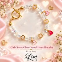 LJGG10 Crystal Bracelet With Hearts.